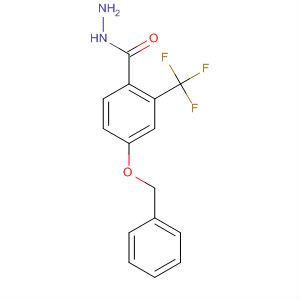 719274-59-6  Benzoic acid, 4-(phenylmethoxy)-2-(trifluoromethyl)-, hydrazide