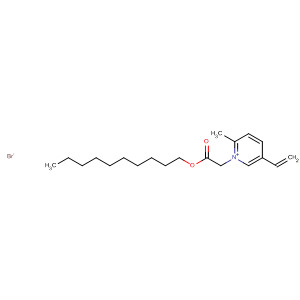 72046-67-4  Pyridinium, 1-[2-(decyloxy)-2-oxoethyl]-5-ethenyl-2-methyl-, bromide