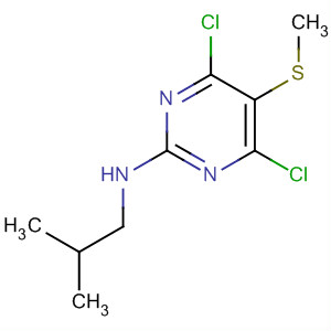 72063-64-0  2-Pyrimidinamine, 4,6-dichloro-N-(2-methylpropyl)-5-(methylthio)-