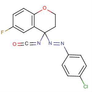 720684-43-5  Diazene,(4-chlorophenyl)(6-fluoro-3,4-dihydro-4-isocyanato-2H-1-benzopyran-4-yl)-