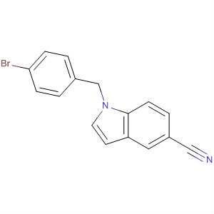 720696-98-0  1H-Indole-5-carbonitrile, 1-[(4-bromophenyl)methyl]-