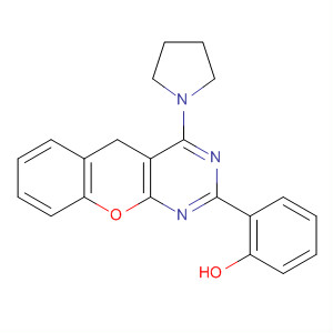 72139-49-2  Phenol, 2-[4-(1-pyrrolidinyl)-5H-[1]benzopyrano[2,3-d]pyrimidin-2-yl]-