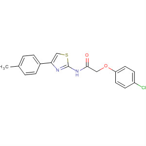 72192-42-8  Acetamide, 2-(4-chlorophenoxy)-N-[4-(4-methylphenyl)-2-thiazolyl]-