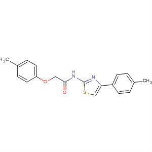 72192-47-3  Acetamide, 2-(4-methylphenoxy)-N-[4-(4-methylphenyl)-2-thiazolyl]-