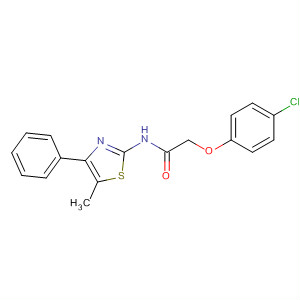 72192-48-4  Acetamide, 2-(4-chlorophenoxy)-N-(5-methyl-4-phenyl-2-thiazolyl)-
