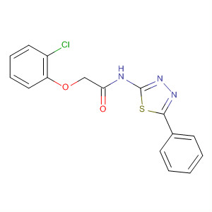 72192-61-1  Acetamide, 2-(2-chlorophenoxy)-N-(5-phenyl-1,3,4-thiadiazol-2-yl)-