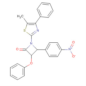 72192-94-0  2-Azetidinone,1-(5-methyl-4-phenyl-2-thiazolyl)-4-(4-nitrophenyl)-3-phenoxy-