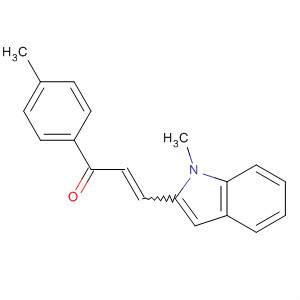 721956-75-8  2-Propen-1-one, 3-(1-methyl-1H-indol-2-yl)-1-(4-methylphenyl)-