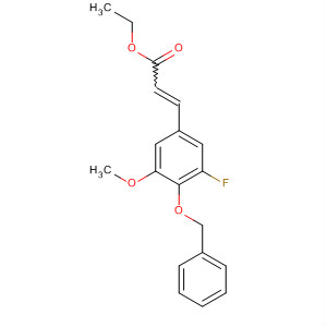 721968-59-8  2-Propenoic acid, 3-[3-fluoro-5-methoxy-4-(phenylmethoxy)phenyl]-,ethyl ester