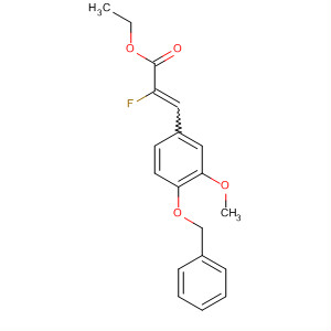 721968-84-9  2-Propenoic acid, 2-fluoro-3-[3-methoxy-4-(phenylmethoxy)phenyl]-,ethyl ester