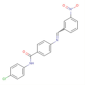 72234-94-7  Benzamide, N-(4-chlorophenyl)-4-[[(3-nitrophenyl)methylene]amino]-