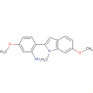 722520-23-2  Benzenamine, 5-methoxy-2-(6-methoxy-1-methyl-1H-indol-2-yl)-