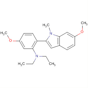 722520-25-4  Benzenamine,N,N-diethyl-5-methoxy-2-(6-methoxy-1-methyl-1H-indol-2-yl)-