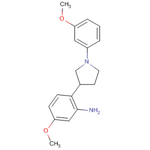 722520-34-5  Benzenamine, 5-methoxy-2-[1-(3-methoxyphenyl)-3-pyrrolidinyl]-