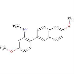 722521-11-1  Benzenamine, 5-methoxy-2-(6-methoxy-2-naphthalenyl)-N-methyl-