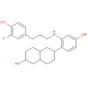 722525-52-2  2-Naphthalenol,6-[2-[[2-(3-fluoro-4-hydroxyphenyl)ethyl]methylamino]-4-hydroxyphenyl]-5,6,7,8-tetrahydro-