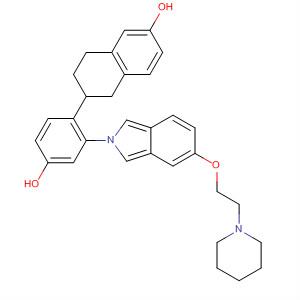 722525-64-6  2-Naphthalenol,6-[2-[1,3-dihydro-5-[2-(1-piperidinyl)ethoxy]-2H-isoindol-2-yl]-4-hydroxyphenyl]-5,6,7,8-tetrahydro-