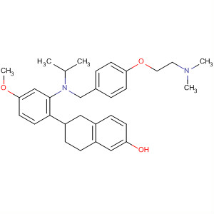 722527-51-7  2-Naphthalenol,6-[2-[[[4-[2-(dimethylamino)ethoxy]phenyl]methyl](1-methylethyl)amino]-4-methoxyphenyl]-5,6,7,8-tetrahydro-