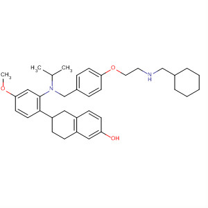 722527-79-9  2-Naphthalenol,6-[2-[[[4-[2-(cyclohexylmethylamino)ethoxy]phenyl]methyl](1-methylethyl)amino]-4-methoxyphenyl]-5,6,7,8-tetrahydro-