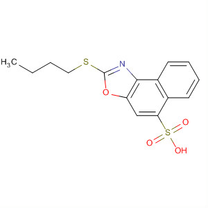 72302-89-7  Naphth[1,2-d]oxazole-5-sulfonic acid, 2-(butylthio)-