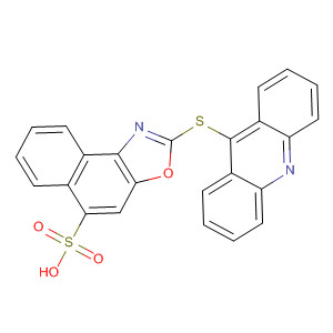 72307-63-2  Naphth[1,2-d]oxazole-5-sulfonic acid, 2-(9-acridinylthio)-