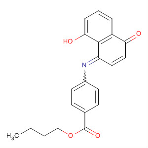 723243-33-2  Benzoic acid, 4-[(8-hydroxy-4-oxo-1(4H)-naphthalenylidene)amino]-,butyl ester