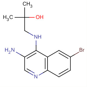 723281-74-1  2-Propanol, 1-[(3-amino-6-bromo-4-quinolinyl)amino]-2-methyl-