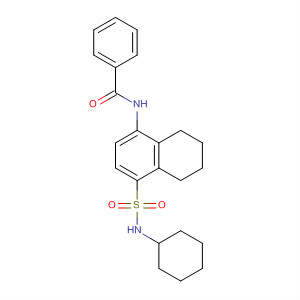 723306-89-6  Benzamide,N-[4-[(cyclohexylamino)sulfonyl]-5,6,7,8-tetrahydro-1-naphthalenyl]-