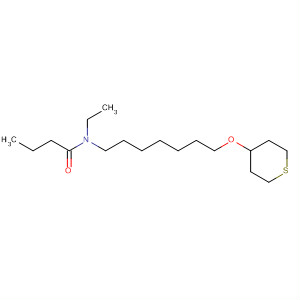 72342-46-2  7-Oxa-3-thia-15-azadispiro[5.1.5.2]pentadecane, 15-(1-oxobutyl)-