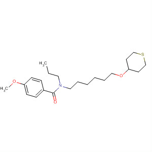 72342-50-8  7-Oxa-3-thia-14-azadispiro[5.1.5.2]pentadecane,14-(4-methoxybenzoyl)-