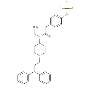724700-02-1  Benzeneacetamide,N-[1-(3,3-diphenylpropyl)-4-piperidinyl]-N-ethyl-4-(trifluoromethoxy)-