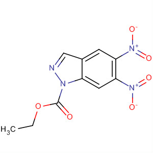 724767-11-7  1H-Indazole-1-carboxylic acid, 5,6-dinitro-, ethyl ester