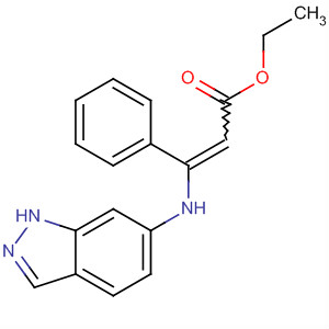 724767-13-9  2-Propenoic acid, 3-(1H-indazol-6-ylamino)-3-phenyl-, ethyl ester