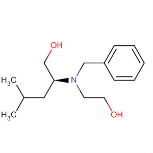 725228-03-5  1-Pentanol, 2-[(2-hydroxyethyl)(phenylmethyl)amino]-4-methyl-, (2S)-