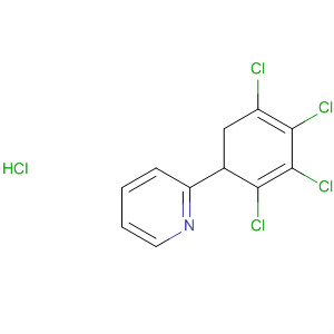 72524-55-1  Pyridine, 2-(2,3,4,5-tetrachloro-2,4-cyclohexadien-1-yl)-, hydrochloride