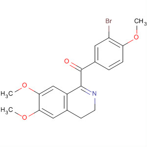72527-26-5  Methanone,(3-bromo-4-methoxyphenyl)(3,4-dihydro-6,7-dimethoxy-1-isoquinolinyl)-