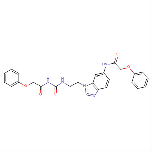 72550-44-8  Acetamide,2-phenoxy-N-[[[2-[6-[(phenoxyacetyl)amino]-1H-benzimidazol-1-yl]ethyl]amino]carbonyl]-