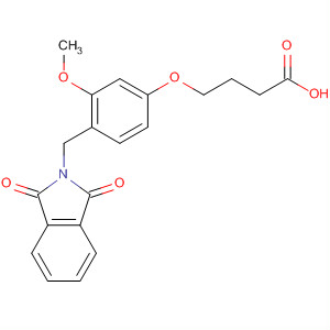 725734-83-8  Butanoic acid,4-[4-[(1,3-dihydro-1,3-dioxo-2H-isoindol-2-yl)methyl]-3-methoxyphenoxy]-