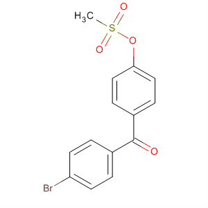 72584-98-6  Methanone, (4-bromophenyl)[4-[(methylsulfonyl)oxy]phenyl]-