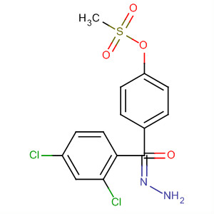 72585-37-6  Methanone, (2,4-dichlorophenyl)[4-[(methylsulfonyl)oxy]phenyl]-,hydrazone