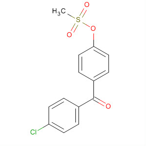 72588-10-4  Methanone, (4-chlorophenyl)[4-[(methylsulfonyl)oxy]phenyl]-