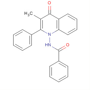 72606-86-1  Benzamide, N-(3-methyl-4-oxo-2-phenyl-1(4H)-quinolinyl)-