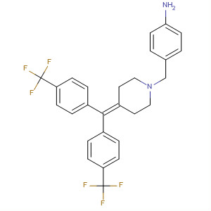 726127-31-7  Benzenamine,4-[[4-[bis[4-(trifluoromethyl)phenyl]methylene]-1-piperidinyl]methyl]-