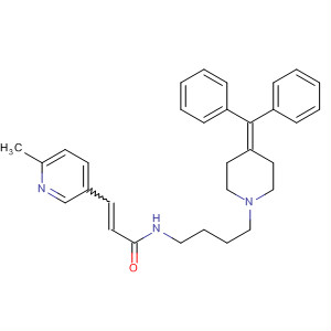 726127-60-2  2-Propenamide,N-[4-[4-(diphenylmethylene)-1-piperidinyl]butyl]-3-(6-methyl-3-pyridinyl)-
