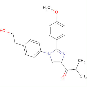 726194-49-6  1-Propanone,1-[1-[4-(2-hydroxyethyl)phenyl]-2-(4-methoxyphenyl)-1H-imidazol-4-yl]-2-methyl-