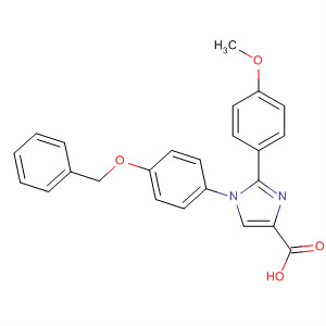 726196-52-7  1H-Imidazole-4-carboxylic acid,2-(4-methoxyphenyl)-1-[4-(phenylmethoxy)phenyl]-