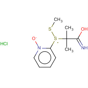 72632-50-9  Propanimidic acid, 2-methyl-2-[(1-oxido-2-pyridinyl)dithio]-, methylester, monohydrochloride