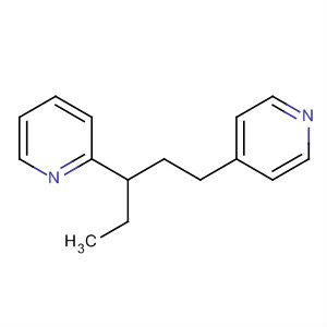 72654-64-9  Pyridine, 2-[1-ethyl-3-(4-pyridinyl)propyl]-