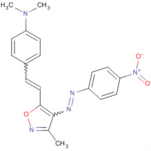 72701-79-2  Benzenamine,N,N-dimethyl-4-[2-[3-methyl-4-[(4-nitrophenyl)azo]-5-isoxazolyl]ethenyl]-