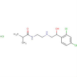 72702-47-7  Propanamide,N-[2-[[2-(2,4-dichlorophenyl)-2-hydroxyethyl]amino]ethyl]-2-methyl-,monohydrochloride
